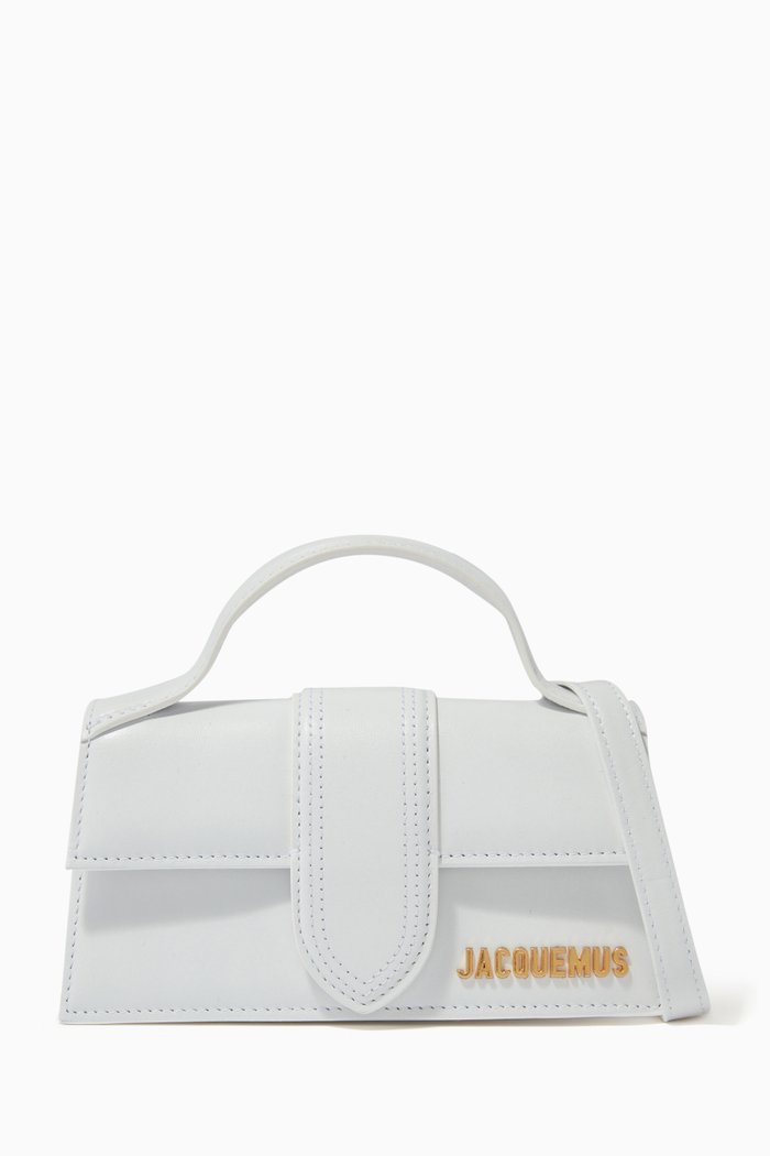 

Le Bambino Mini Tote Bag in Leather, White