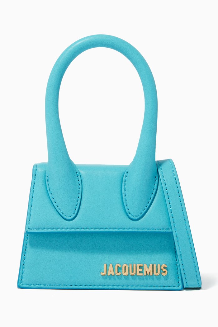 

Le Chiquito Mini Bag in Leather, Blue