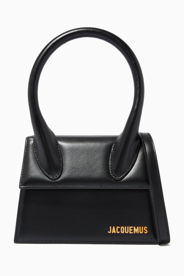 Le Chiquito Moyen Small Bag in Leather, Black