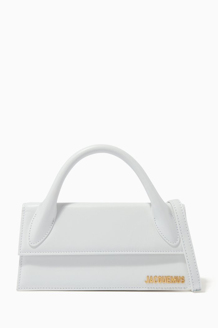 

Le Chiquito Long Bag in Leather, White