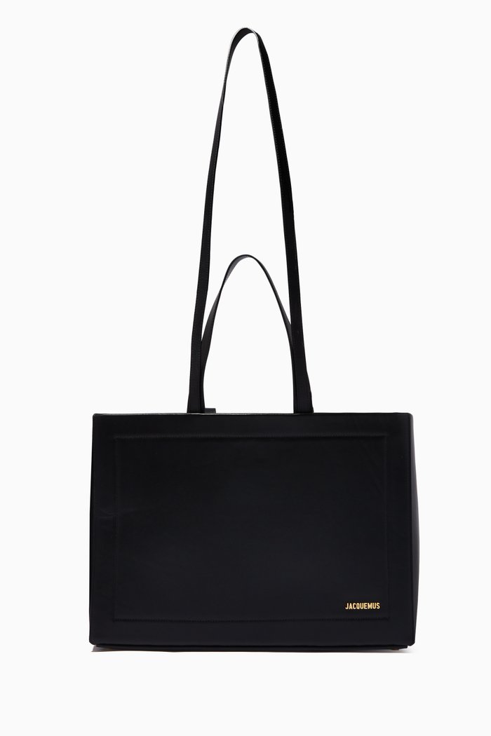 

Le Cabas Neve Large Bag in Leather, Black