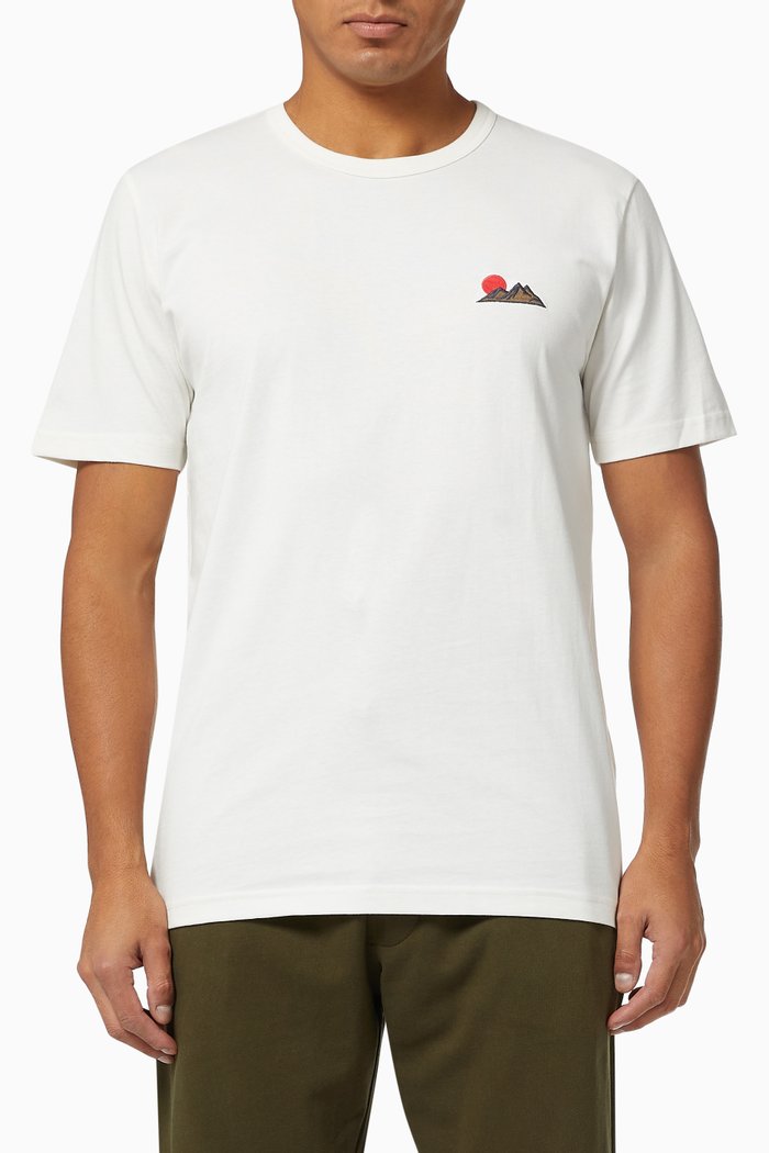 Small Embroidery T-shirt in Organic Cotton, Neutral