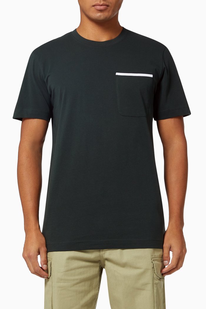 

Classic Chest Pocket T-shirt in Organic Cotton, Green