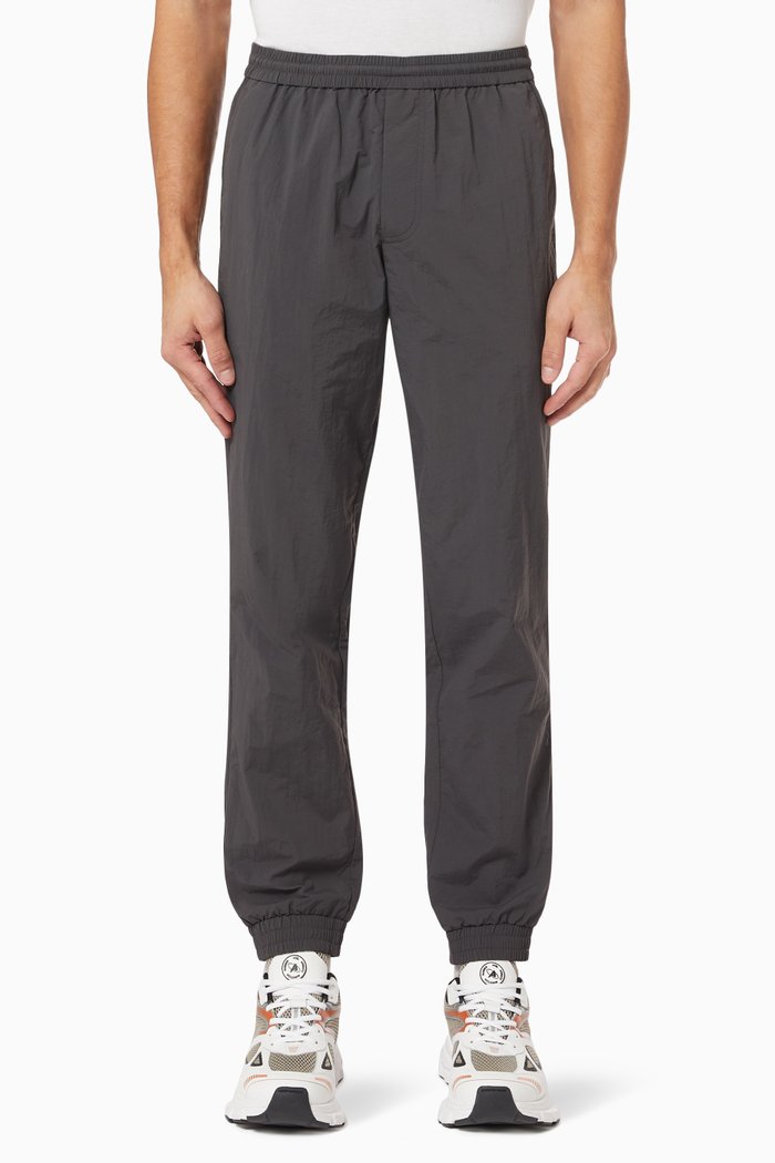 

Tapered Trousers in Recycled Nylon, Grey