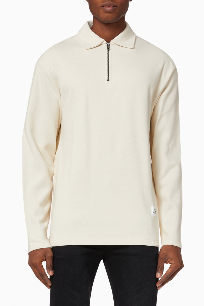 

Lexter Polo Shirt in Cotton Piqué, Neutral