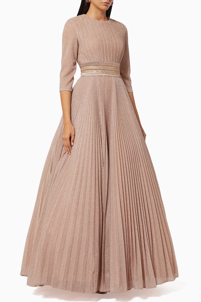 

Shimmer Ball Gown in Tulle, Pink