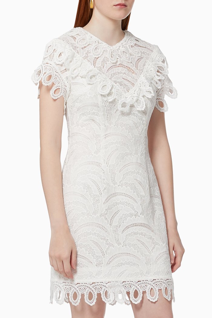 

Hovea Dress in Lace, White