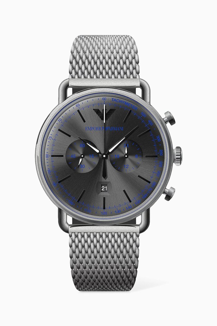 

Aviator Chronograph Watch, Grey