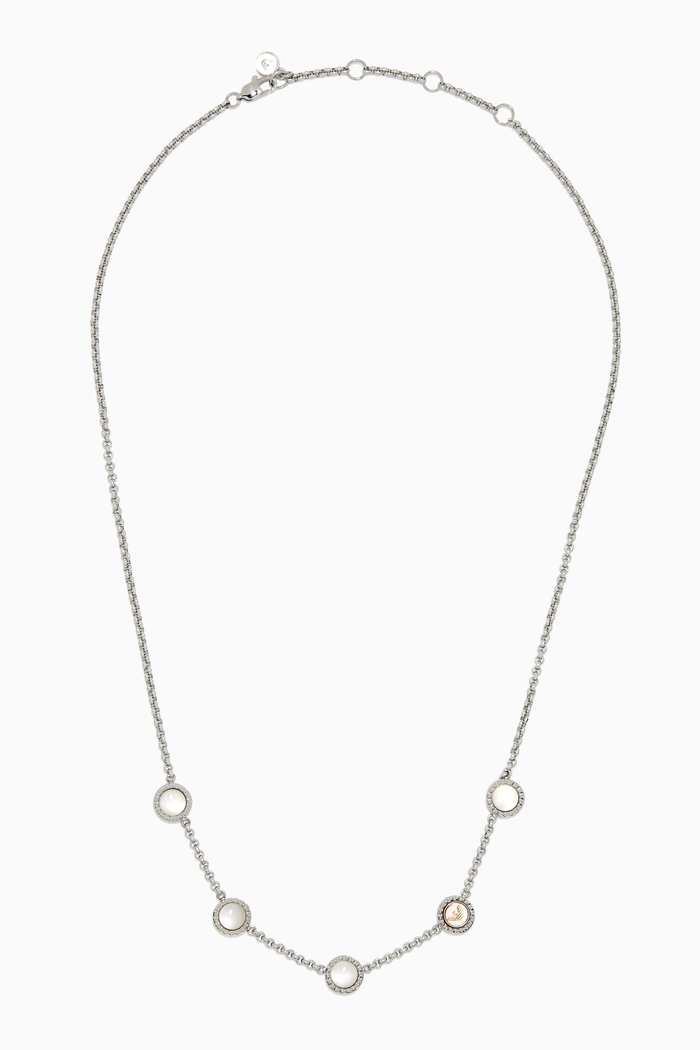 

Essential Station Necklace in Sterling Silver