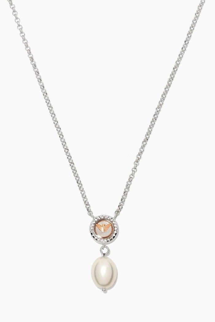 

Essential Pearl Pendant Necklace in Sterling Silver