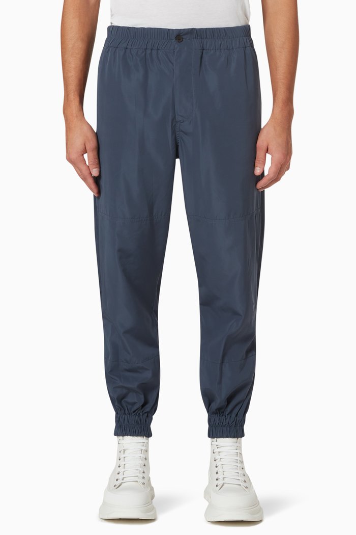 

Thumamah Elevated Joggers in Wool Nylon Blend, Blue