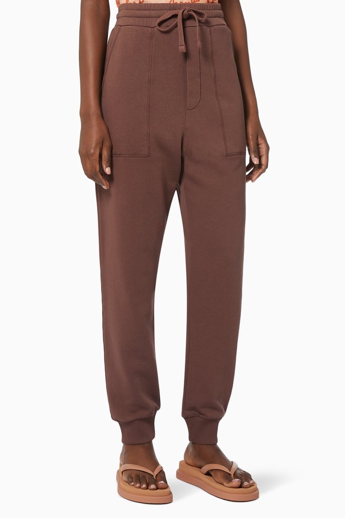 

Shay Sweatpants in Organic Cotton, Brown