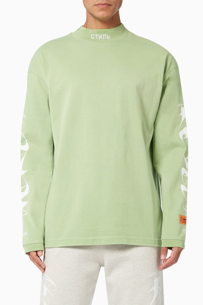 

CTNMB Sweatshirt in Jersey, Green