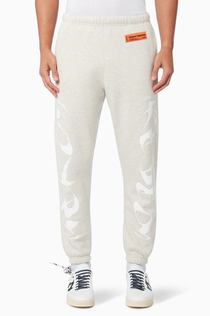 

Brushed Sweatpants in Jersey, Grey