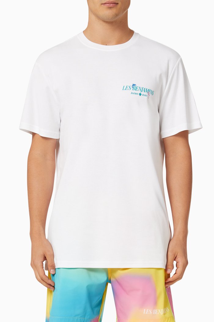 

Short Sleeve T-shirt 003 in Cotton Jersey, White