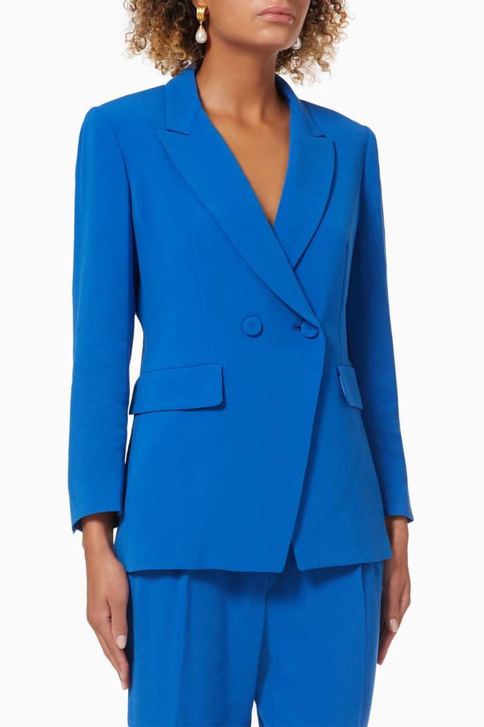 

Bonito Double-breasted Blazer, Blue