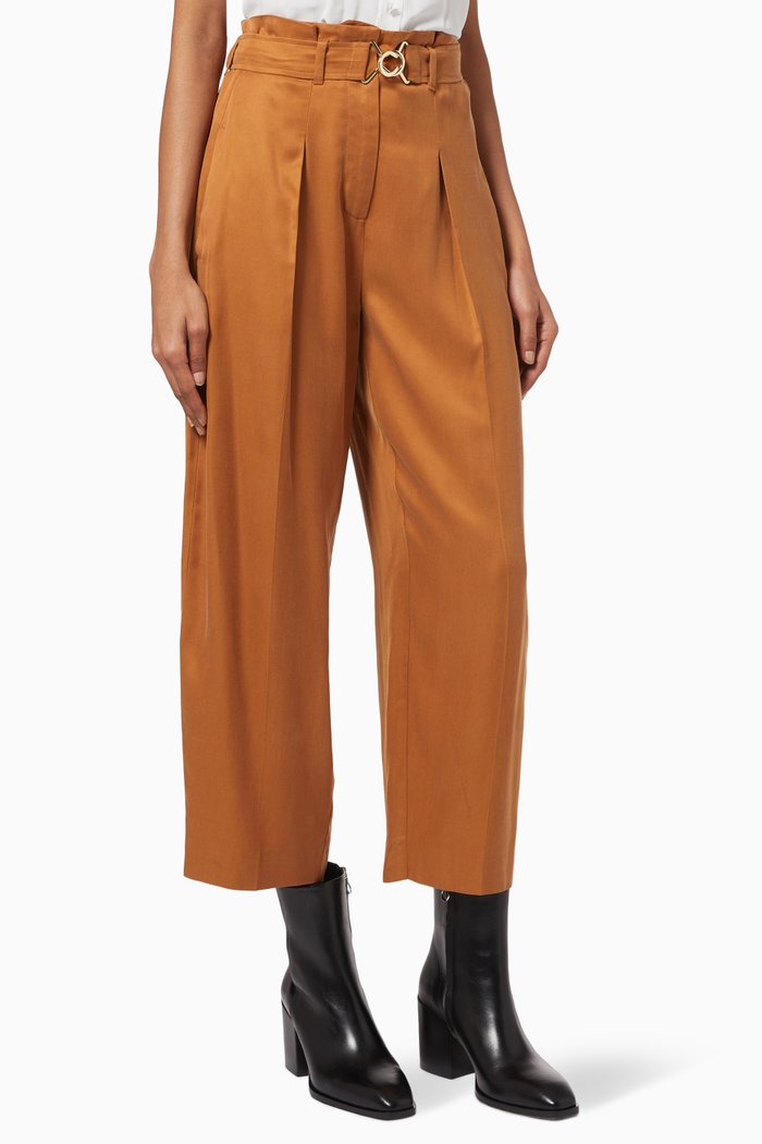 

Scafati Pleated Trousers, Brown