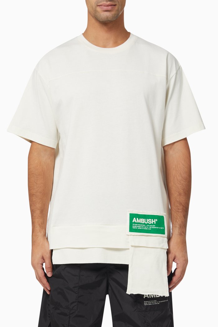

Waist Pocket T-shirt in Cotton Jersey, Green