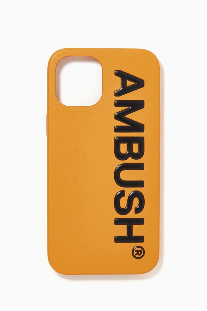 

Maxi Logo iPhone 12 Pro Case, Yellow