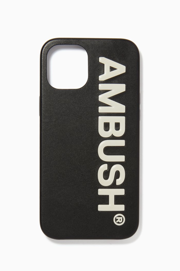 

Maxi Logo iPhone 12 Pro Max Case, Black