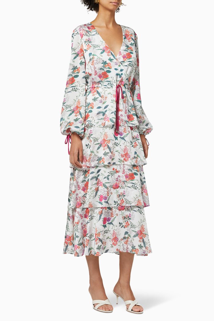 

Milliii Dress in Metropolis Chiffon, White