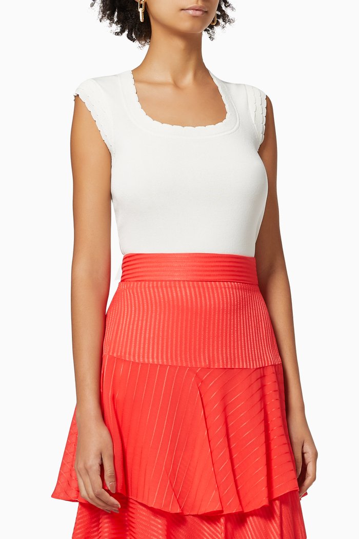 

Staciey Top in Viscose Knit, Neutral