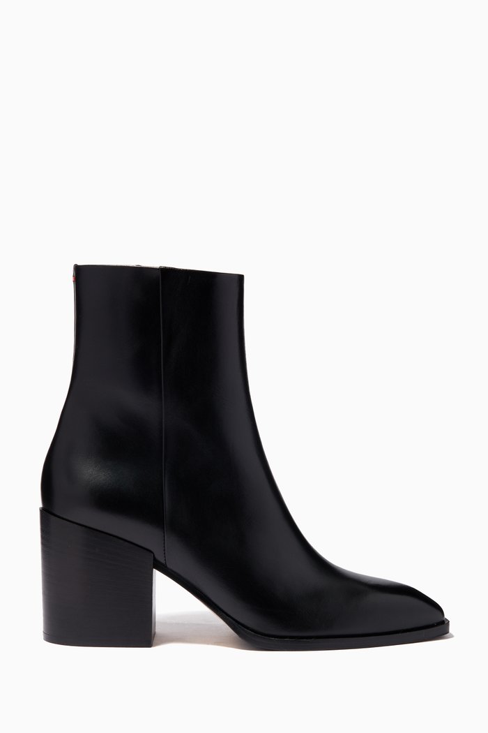 

Leandra 75 Boots in Calfskin, Black