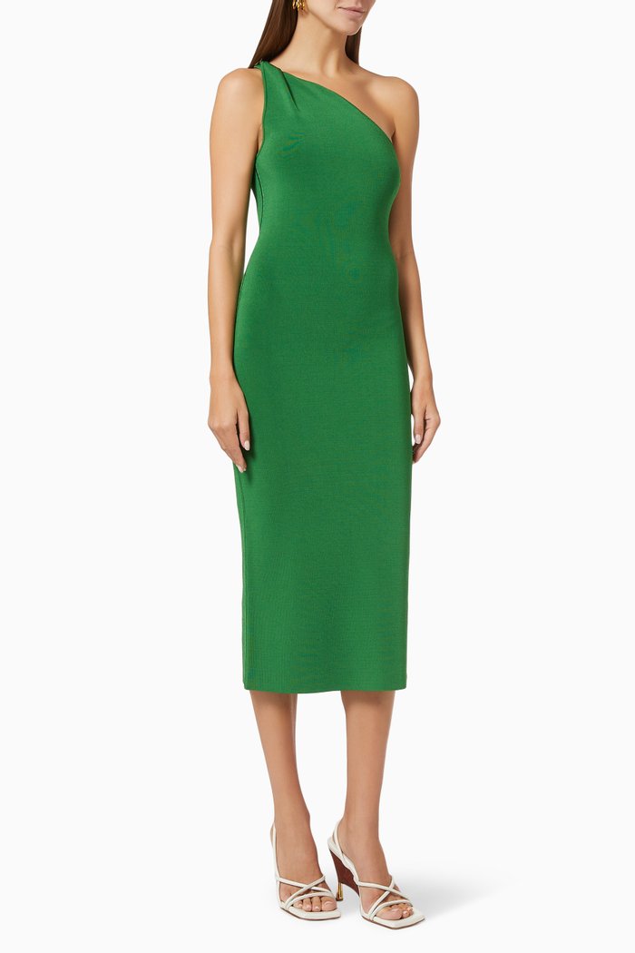 

Persephone Dress in Viscose, Green