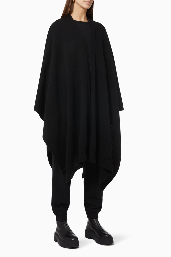 

Denice Cape in Cashmere, Black