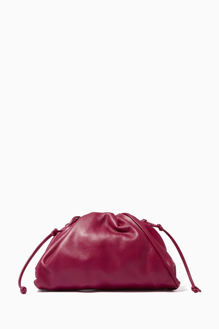 

Mini Pouch in Nappa Calfskin, Purple