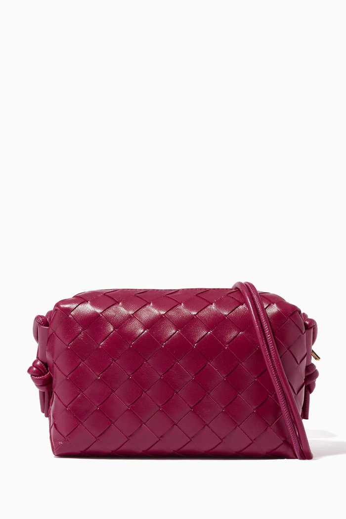 

Mini Bag in Intrecciato Nappa, Purple