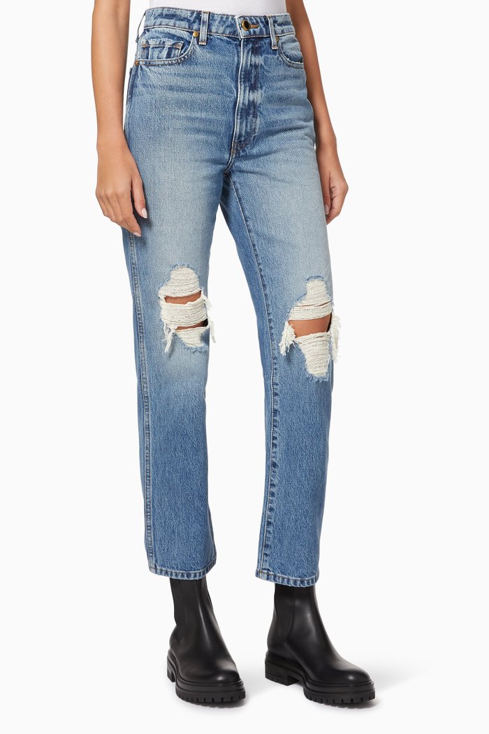 

Abigail Straight Fit Jeans, Blue