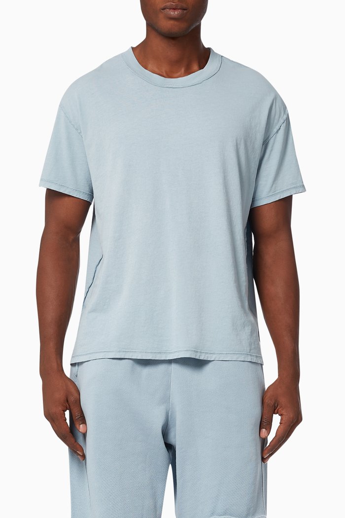 

Inside Out T-shirt in Cotton Jersey, Blue