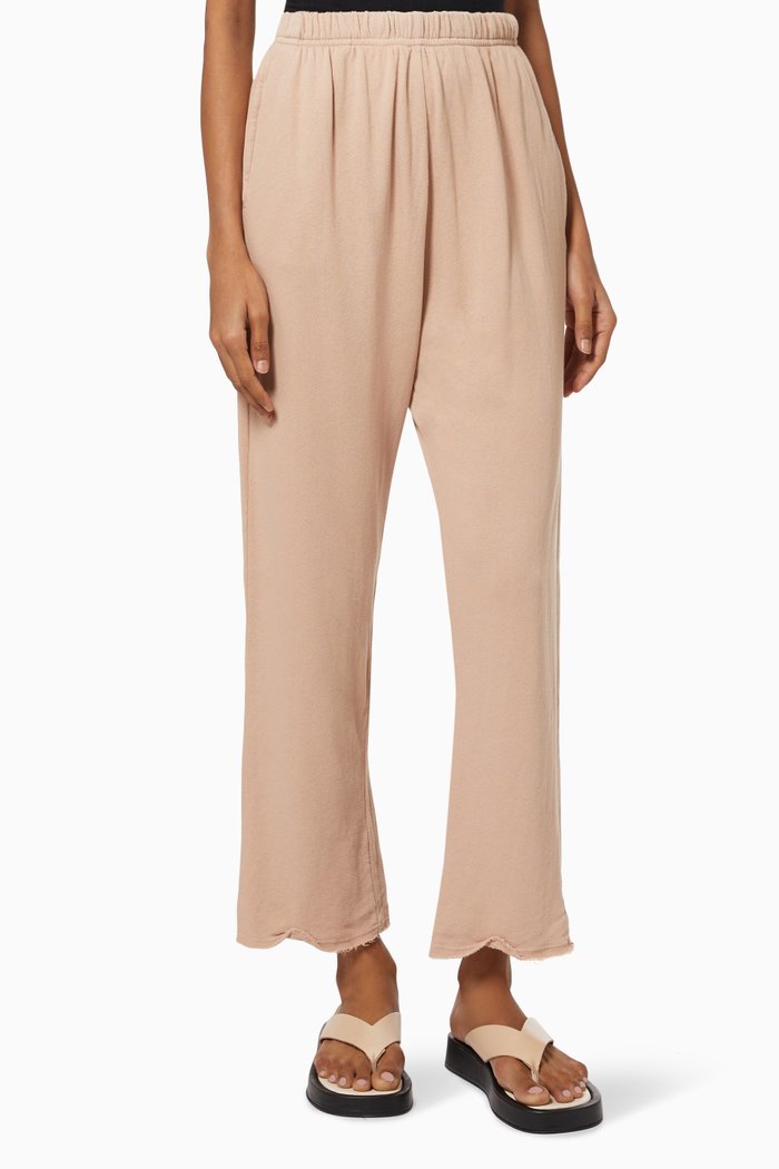 

Bar Track Pants in Cotton French Terry, Pink
