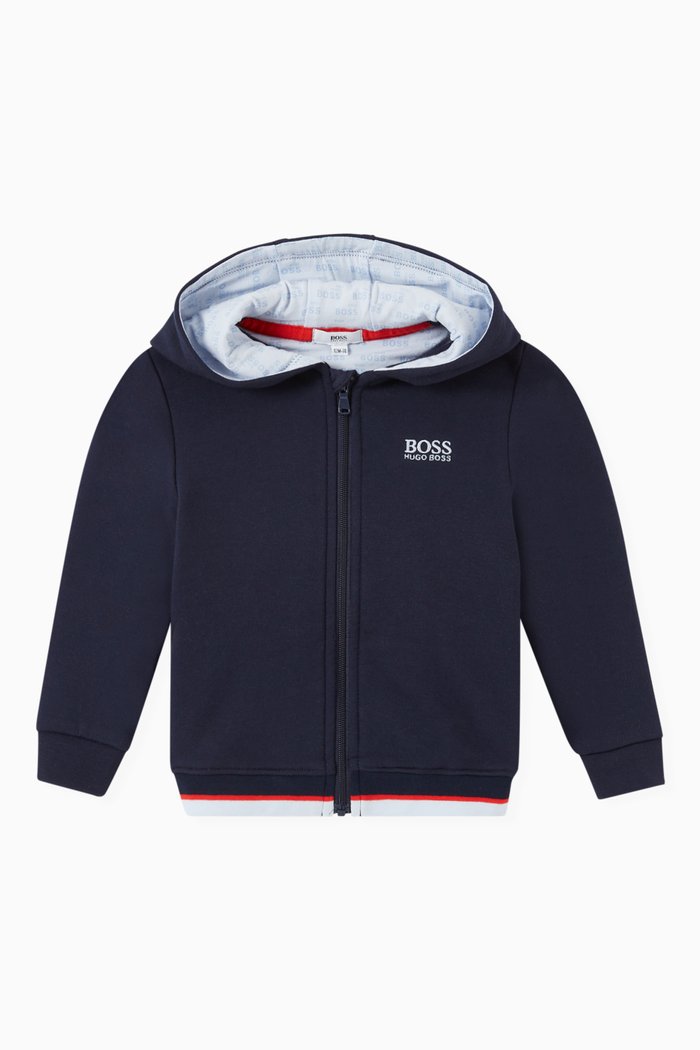 

Logo Hoodie in Fleece, Blue