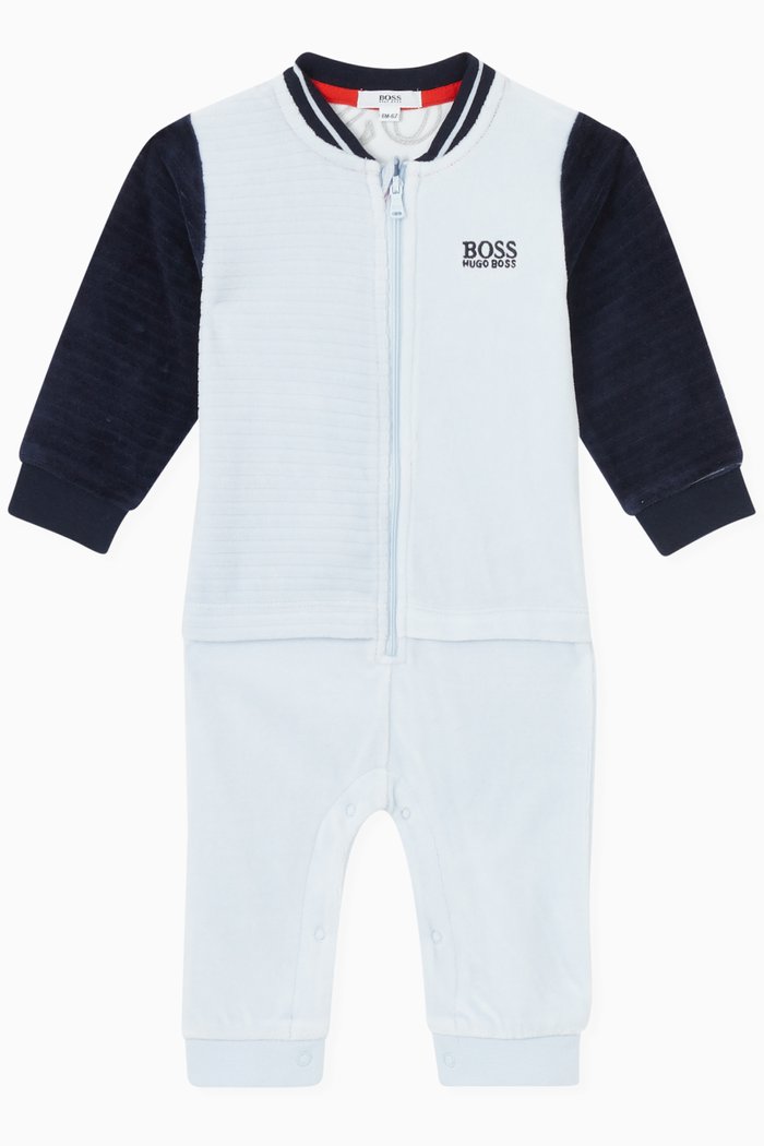 

Logo Pajamas in Velvet, Blue
