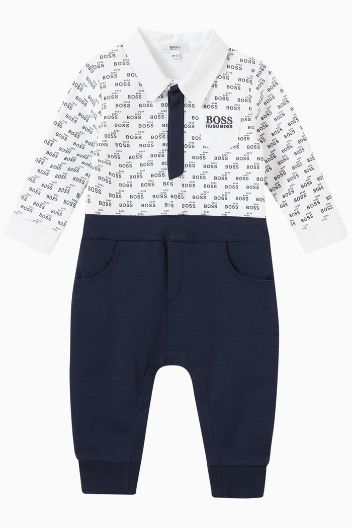 

Logo Overalls Gift Set, Blue