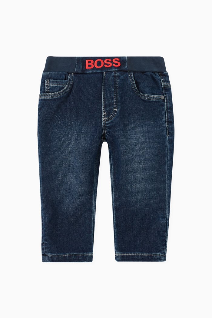 

Logo Jeans in Denim, Blue