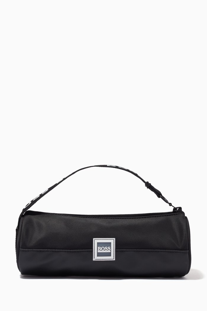 Pencil Case in Nylon, Black