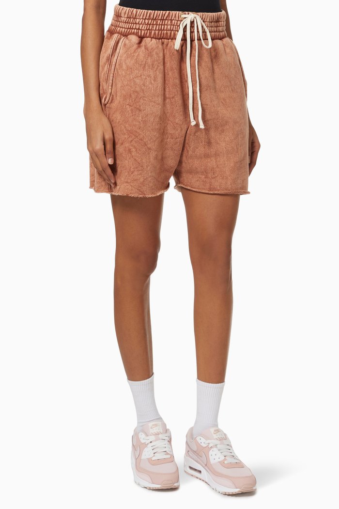 

Yacht Shorts in Cotton Terry, Brown