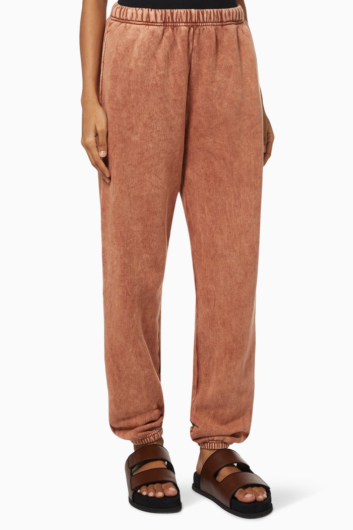 

Classic Sweatpants in Brushed Cotton Fleece, Brown