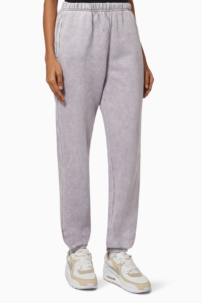 

Classic Sweatpants in Brushed Cotton Fleece, Purple