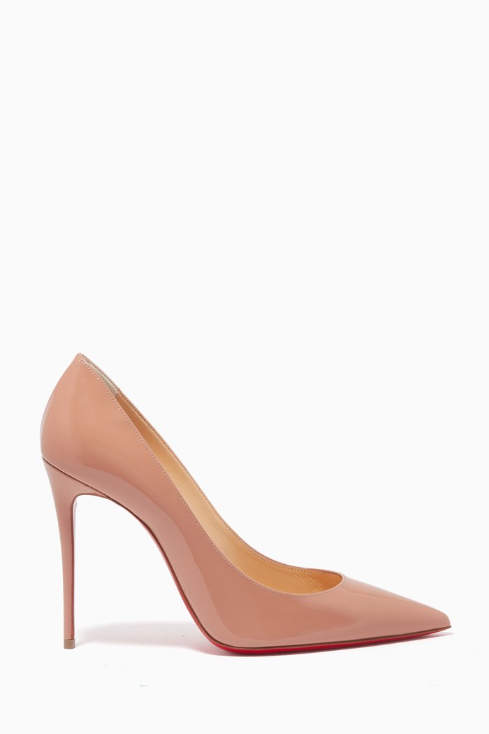 

Kate 100 Pumps in Patent Leather, Neutral