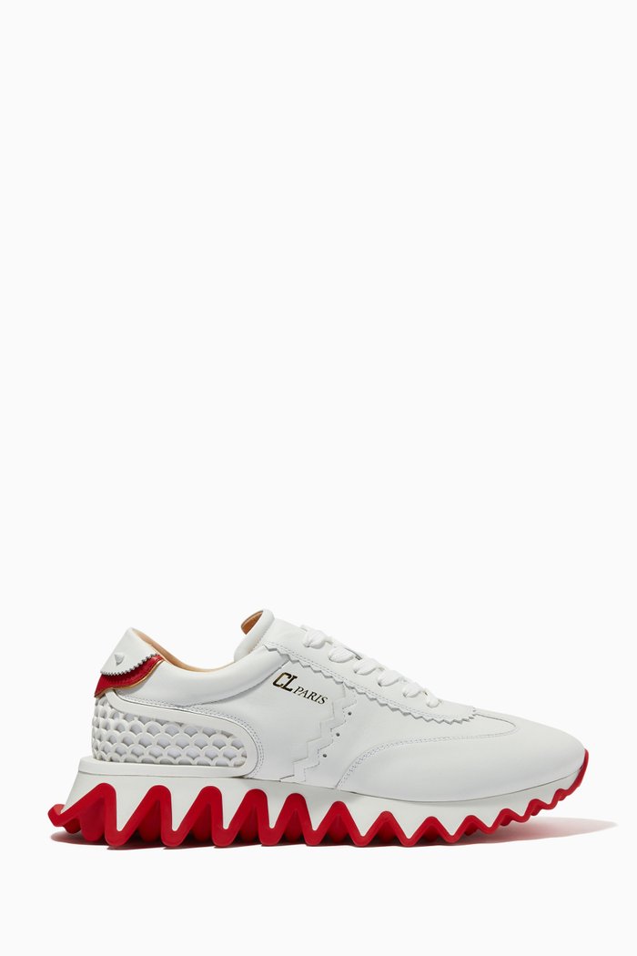 

Loubishark Donna Sneakers in Leather, White