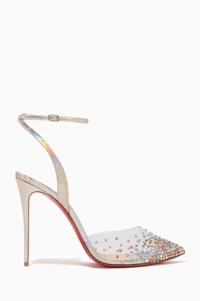 

Spikaqueen 100 Pumps in Iridescent Leather, Multicolour