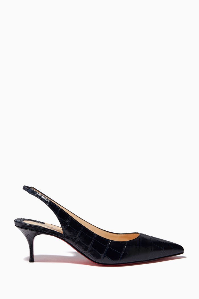 

Kate Sling 55 in Alligator Embossed Leather, Blue