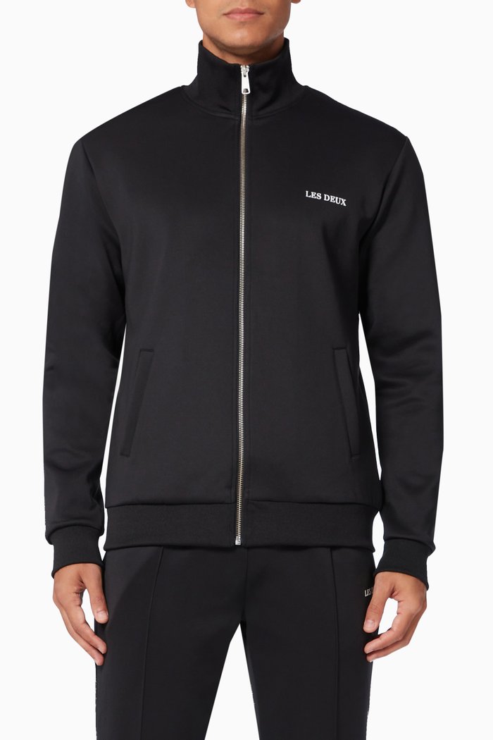 

Ballier Track Jacket in Recycled Polyester, Black