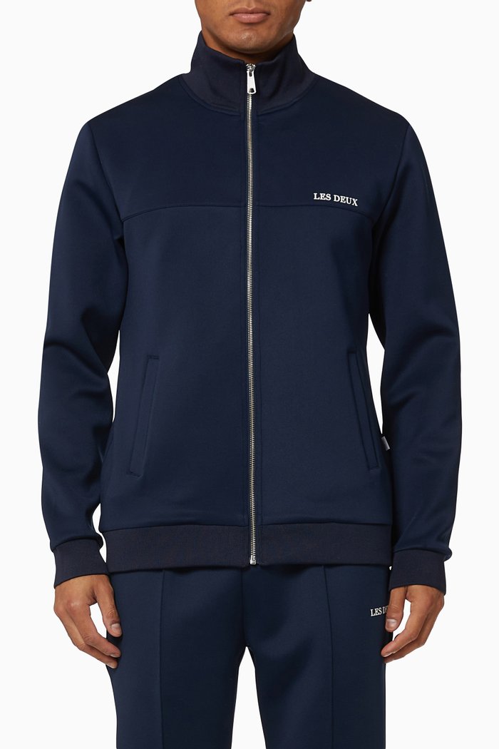 

Ballier Track Jacket in Recycled Polyester, Blue