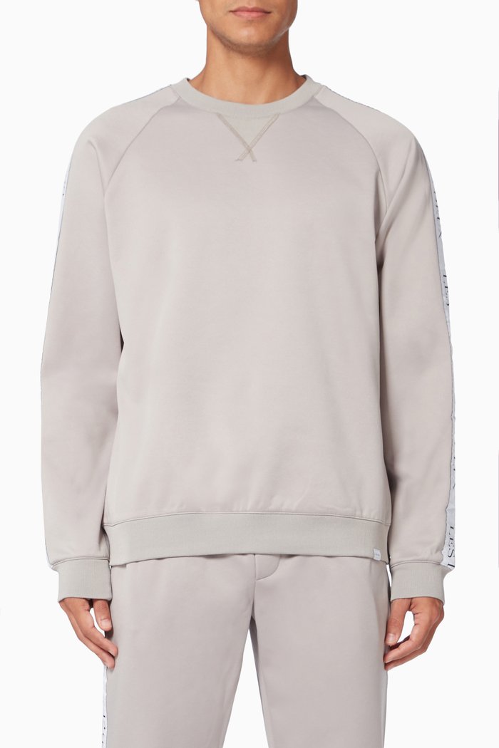 

Davis Sweatshirt in Technical Fabric, Grey