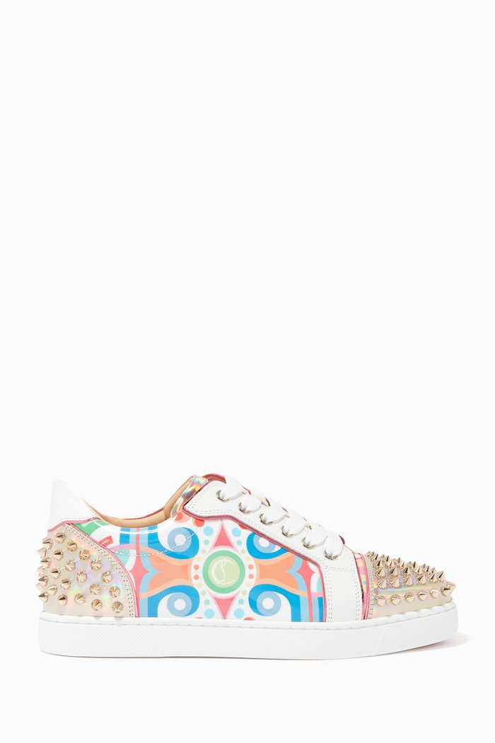 Vieira 2 Sneakers in Tivoli Patent Leather, Multicolour